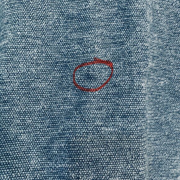 UNTUCKit Men’s XXL 100% Extrafine Merino Wool Quarter-Zip Sweater Navy Pullover - Picture 6 of 7